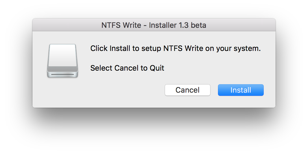 enable read write ntfs mac